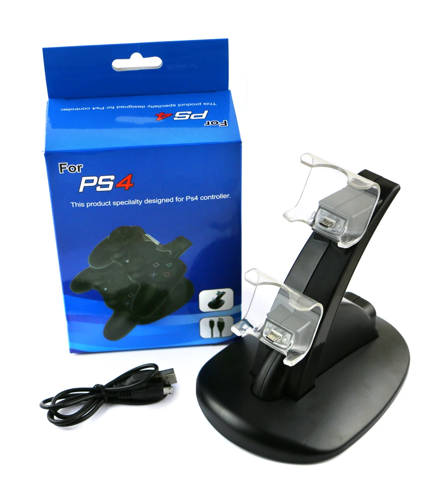 Dual LED USB Charger for PS4 Controller Playstation 4 games Charging Dock Stand Station console Gaming - Image 3