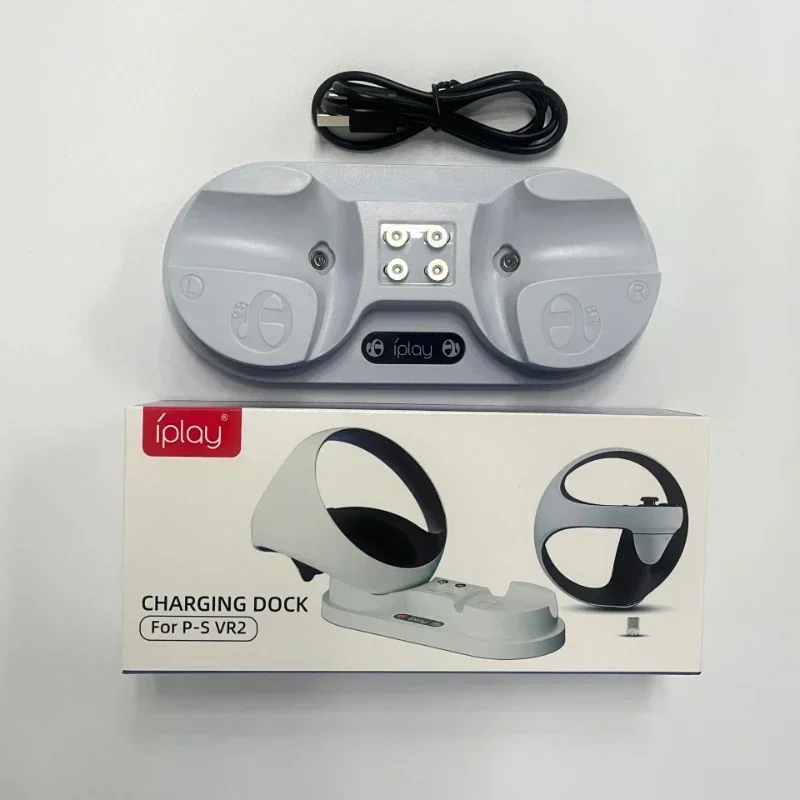 For PS VR2 Controller Charging Dock with RGB Light Charger Station Stand Fall Prevention for PS5 VR2 VR Glasses Accessories - Image 5
