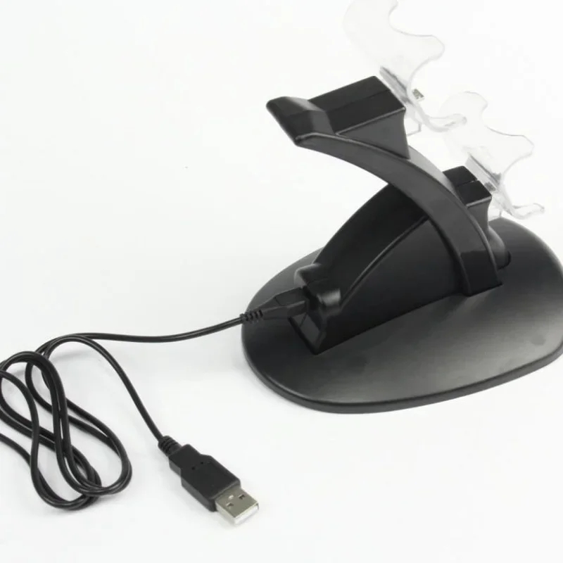 Dual Controllers Charger Charging Dock Stand Station For Sony PlayStation 4 PS4 PS 4 Game Gaming Wireless Controller Console - Image 4
