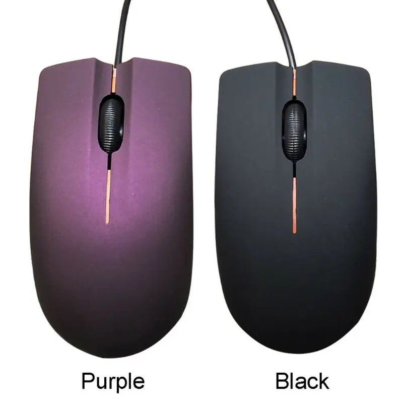 130CM 1200DPI USB Game Mouse Portable Frosted Optical Gaming Mice for Office PC Laptop Computer Accessory