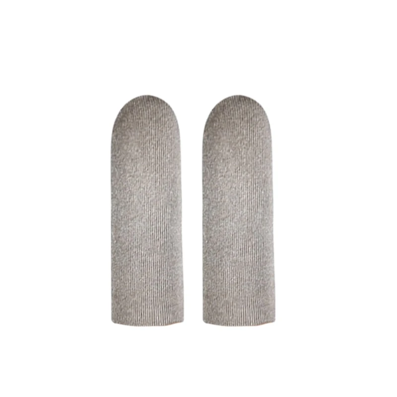 E56B 2pcs Gaming Finger Sleeve Touchscreen Finger Sleeve Breathable, Extremely Thin, Finger Sleeves for Mobile Phone Game