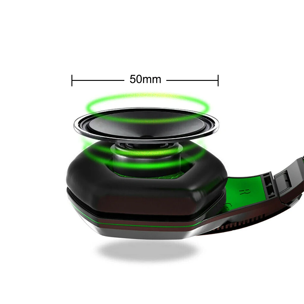 Dual 3.5mm Wired Gaming Headphones Foldable Game Headset With Mic Noise Cancelling Earphone Volume Control For PS4 PS5 PC Laptop - Image 5