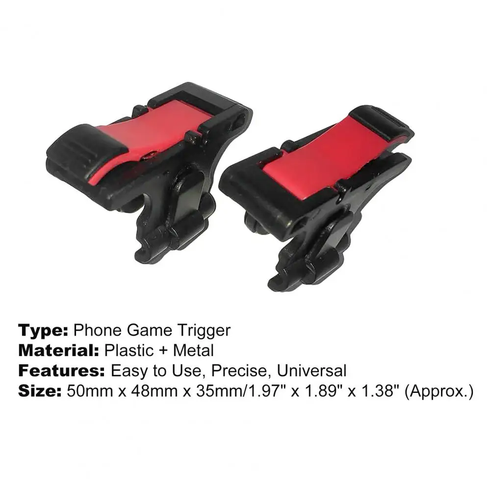 1 Pair D9 Plastic Non-Slip Mini Mobile Phone Holder Gaming Triggers Game Controllers High Sensitivity Gamepad for Home - Image 6