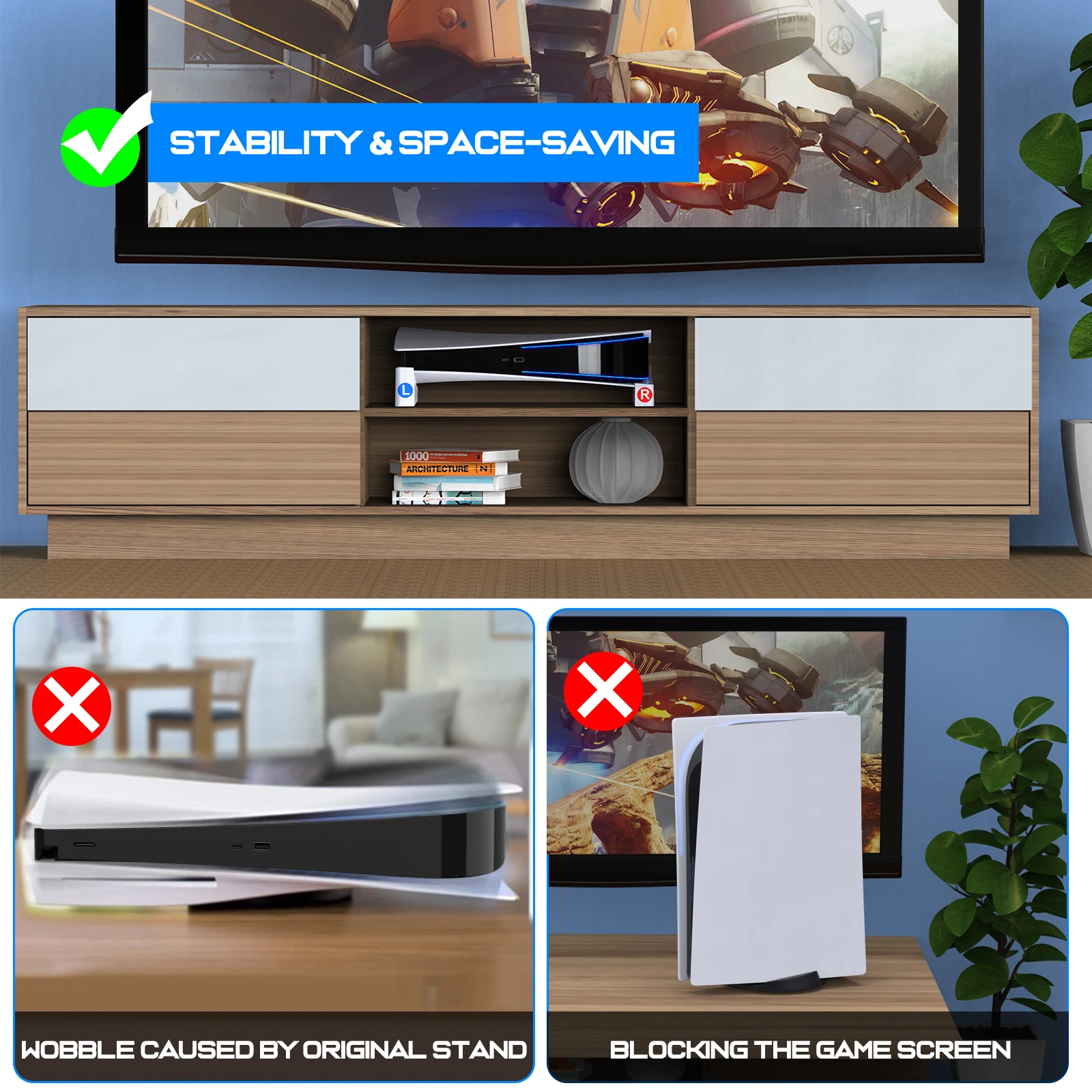 Dinofire Gaming Accessories For PS5 Cooling Fan Dual Controllers Charger with RGB Light Stand Cooling Station For Playstation5 - Image 5