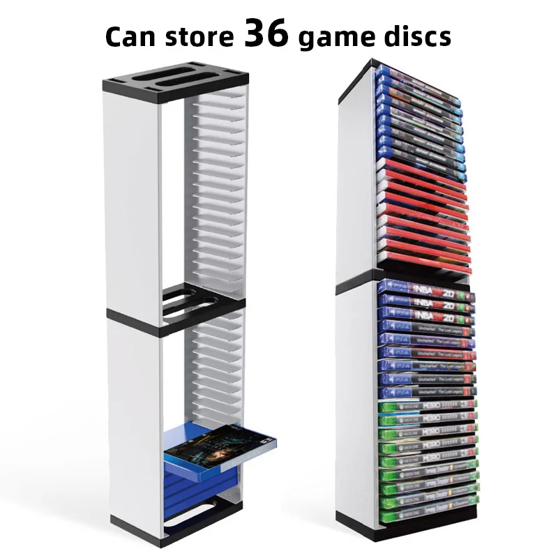 DATA FROG Host Disc Double-layer Storage Box Holder For PS5/PS4/Nintend Switch Disc Shelf for Xbox Series X Holder Accessories - Image 3