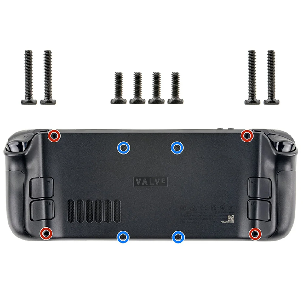 50pcs Back Cover Screws For Steam Deck Game Console Gamepad Repairing Kit Gaming Accessories