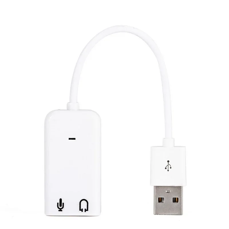 USB Sound Card Virtual 7.1 3D External USB Audio Adapter USB to Jack 3.5mm Earphone Micphone Sound Card for Laptop Notebook PC - Image 5