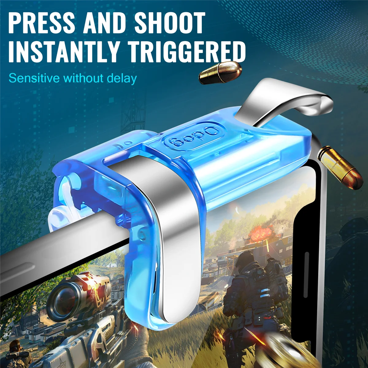 Mini Gaming Trigger for PUBG Gamepad Mobile Control L1 R1 Shooter Pubg Game Fire Buttons L1 R1 for Android Ios Joystick - Image 4